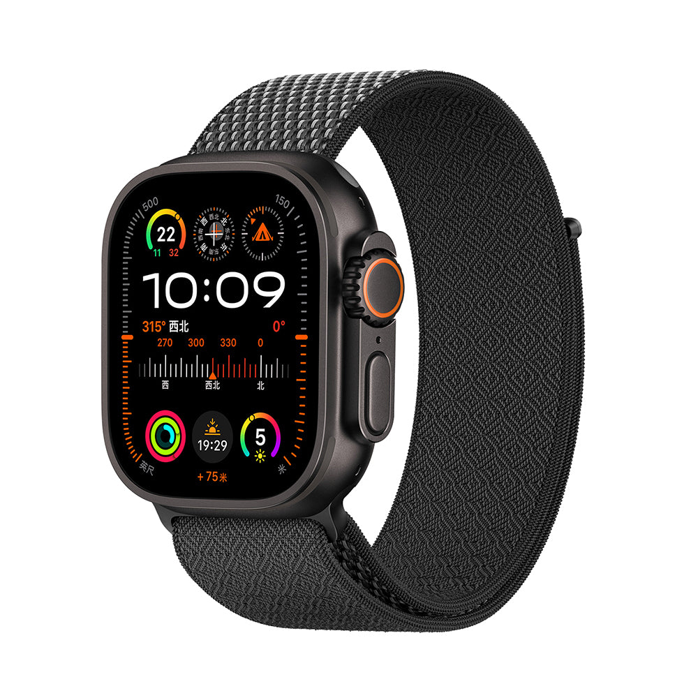 Apple Watch 10 46mm Kordon Wiwu WB501 CloudFlex Serisi Hasır Örgü Strap Kayış