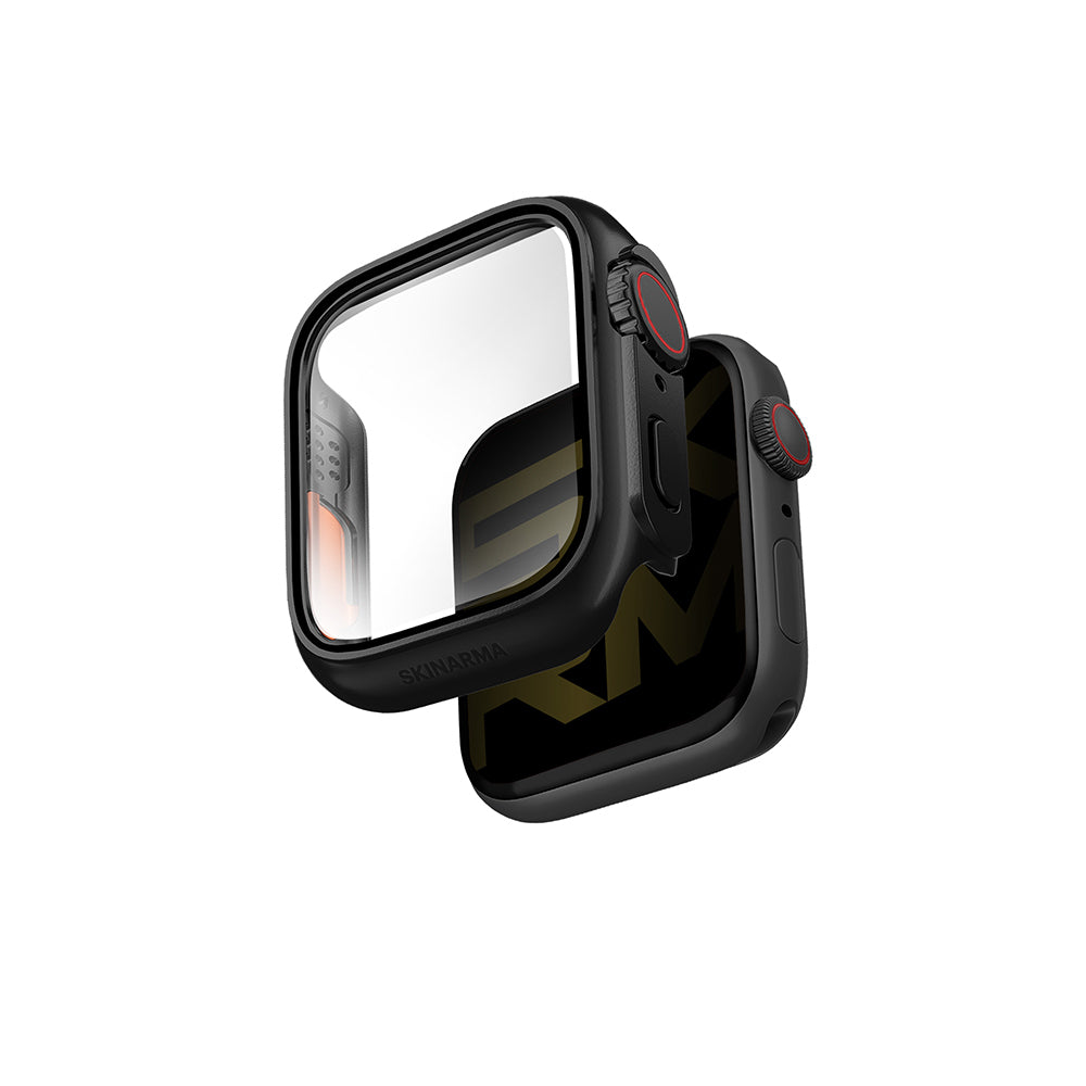 Apple Watch 10 46mm Skinarma Gado Pro Dijital Taç Korumalı Kasa ve Ekran Koruyucu