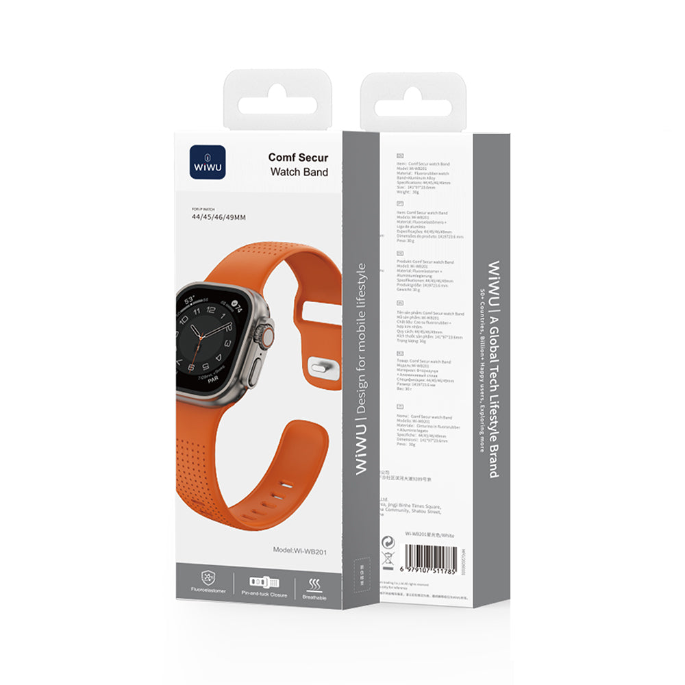 Apple Watch 10 46mm Wiwu Wi-WB0201 Comf Secur Serisi Silikon Kordon