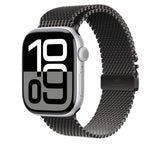 Apple Watch 10 46mm Zore KRD-100 Titanyum Hasır Kordon