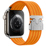 Apple Watch 10 46mm Zore KRD-133 Naylon Kumaş Hasır Örgülü Kordon