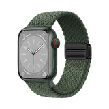 Apple Watch 10 46mm Zore KRD-134 Örgü Tasarımlı Hasır Kordon Strap Kayış