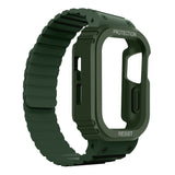 Apple Watch 10 46mm Zore KRD-142 Airbag Tasarımlı Kasa Koruyuculu Silikon Kordon