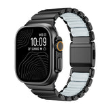 Apple Watch 10 46mm Zore KRD-151 Metal Silikon Kordon