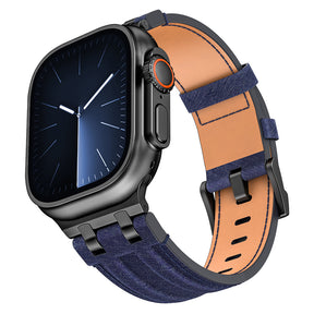 Apple Watch 10 46mm Zore KRD-153 Kot Kumaş Tasarımlı Kordon