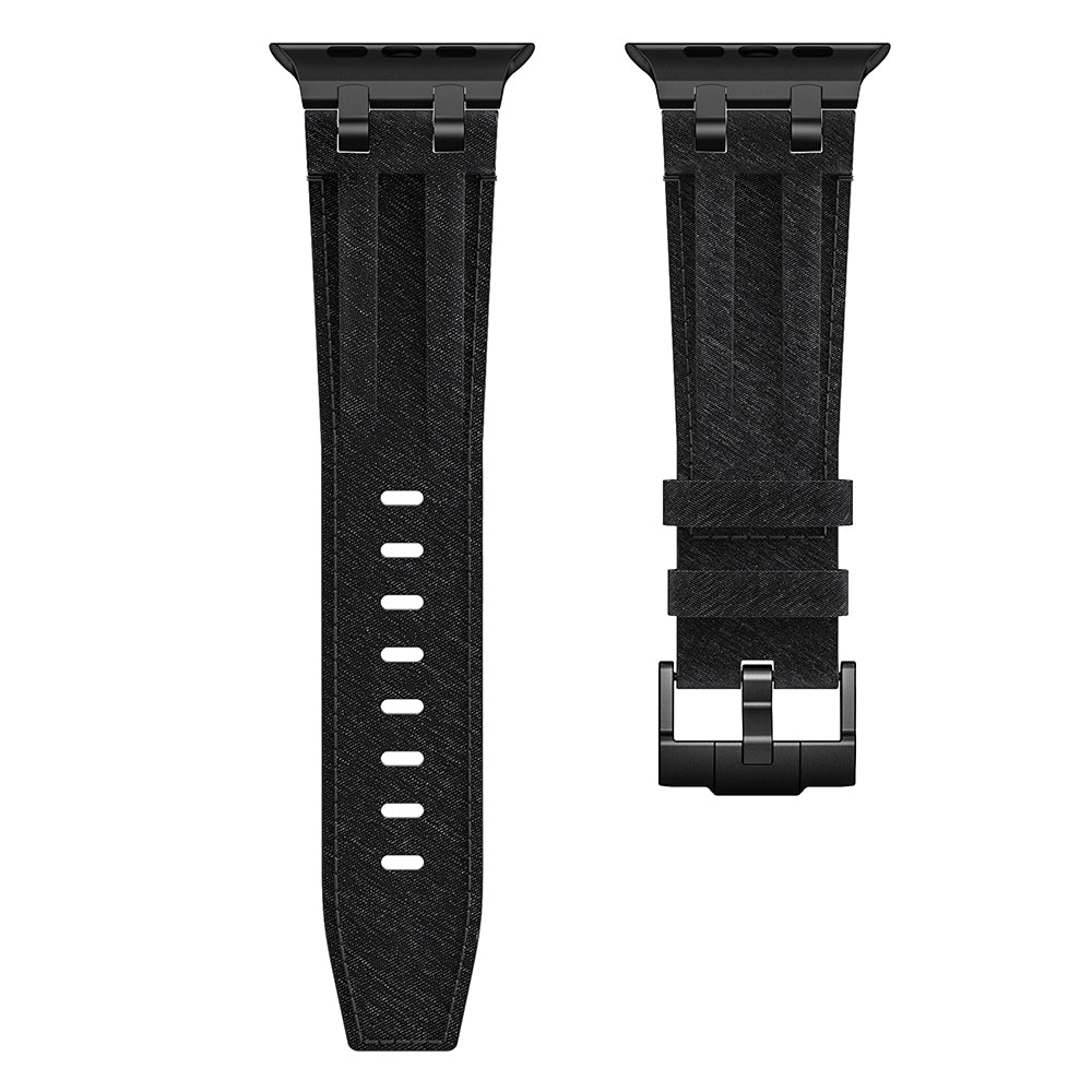Apple Watch 10 46mm Zore KRD-153 Kot Kumaş Tasarımlı Kordon