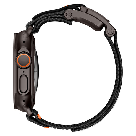 Apple Watch 10 46mm Zore KRD-154 Naylon Kumaş Hasır Örgülü Kordon