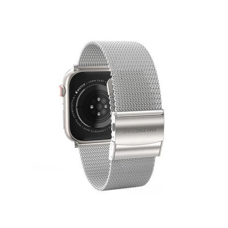 Apple Watch 38mm Amazingthing Titan Metal Hasır Kordon