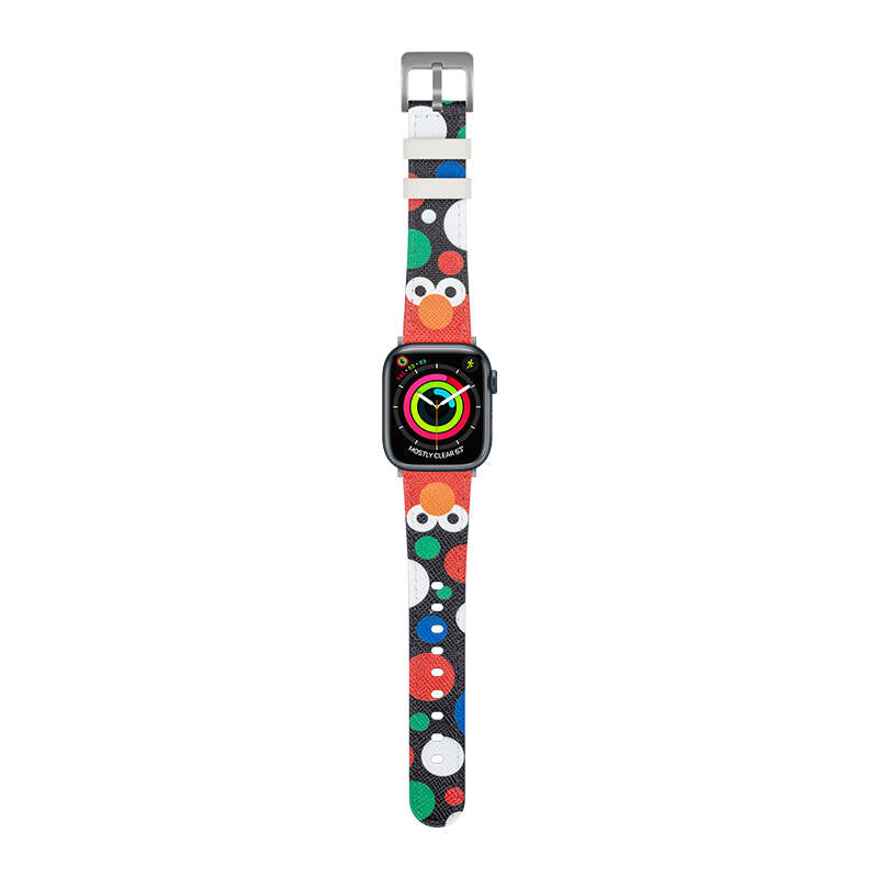 Apple Watch 38mm Casebang Sesame Street Serisi Deri Saat Kordon