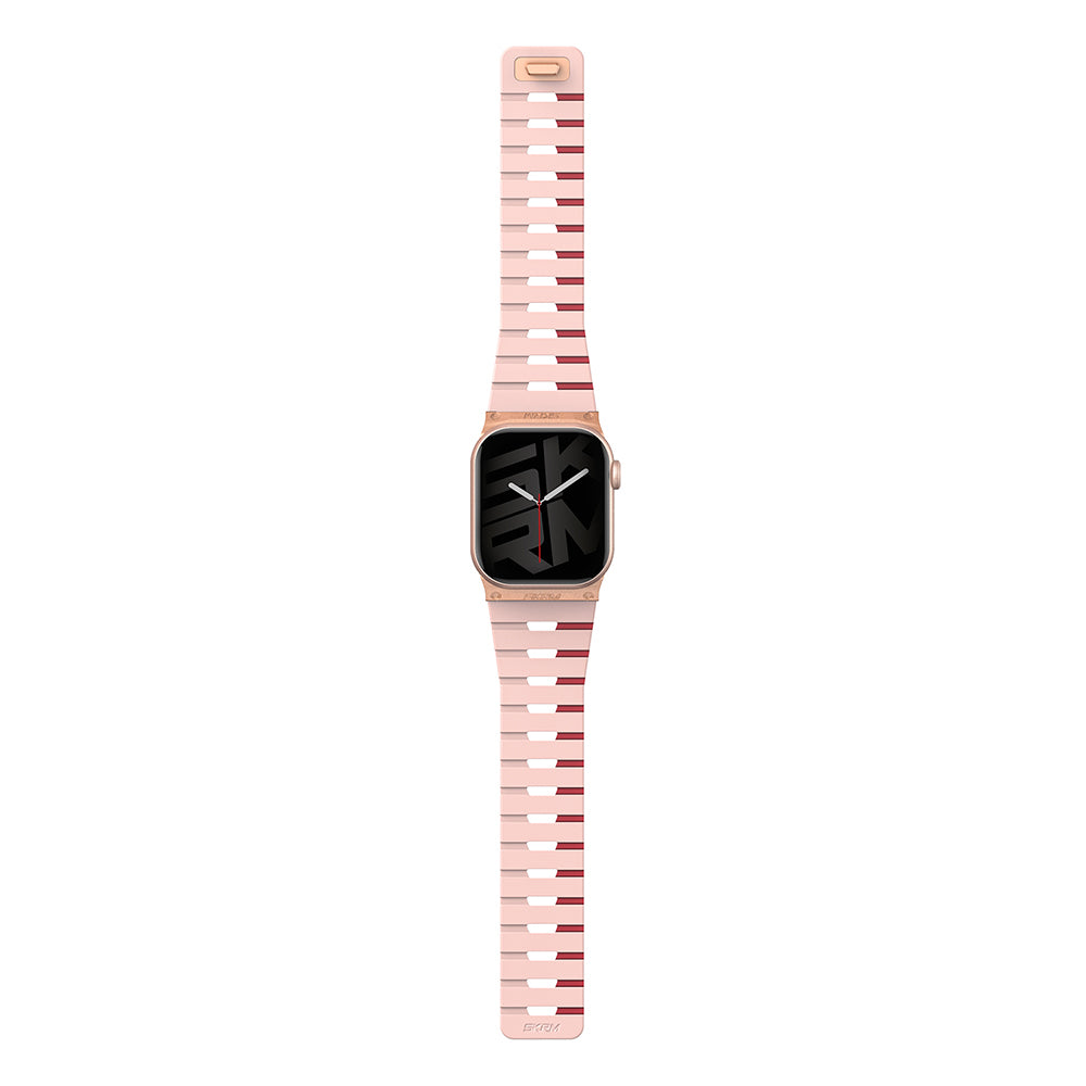 Apple Watch 38mm Skinarma Gemini Serisi TPU Magnetik Silikon Kordon