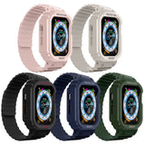 Apple Watch 38mm Zore KRD-142 Airbag Tasarımlı Kasa Koruyuculu Silikon Kordon