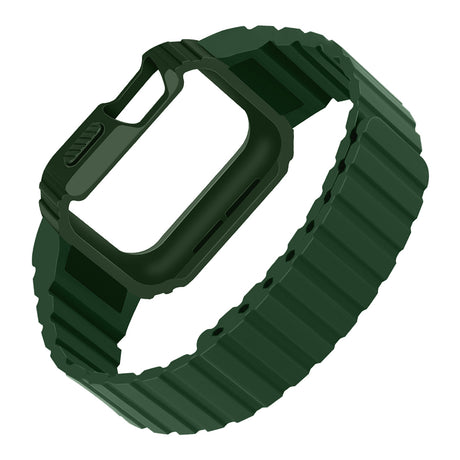 Apple Watch 38mm Zore KRD-142 Airbag Tasarımlı Kasa Koruyuculu Silikon Kordon