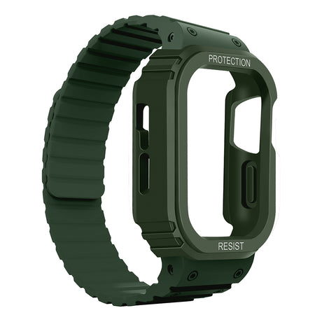 Apple Watch 38mm Zore KRD-142 Airbag Tasarımlı Kasa Koruyuculu Silikon Kordon