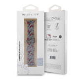 Apple Watch 40mm Hello Kitty Orjinal Lisanslı Fiyonklar & Çizgiler Silikon Kordon