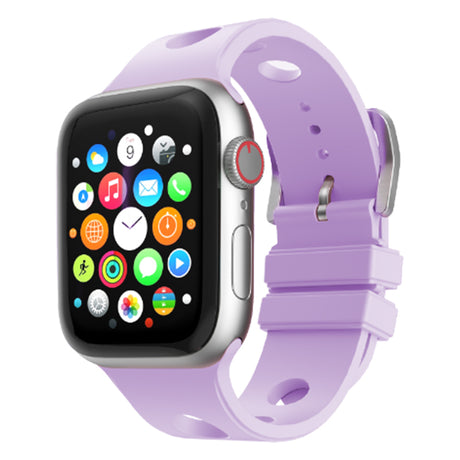 Apple Watch 42mm Delikli Tasarım Zore KRD-147 Silikon Kordon