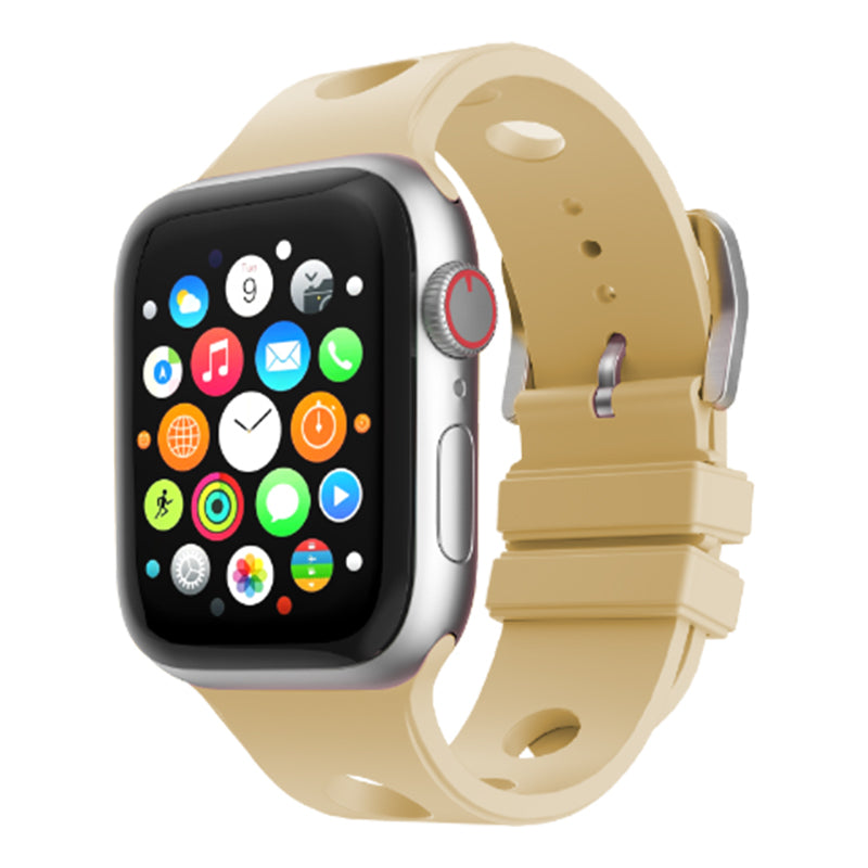 Apple Watch 42mm Delikli Tasarım Zore KRD-147 Silikon Kordon