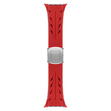 Apple Watch 42mm KRD-127 Metal Tokalı Silikon Kordon