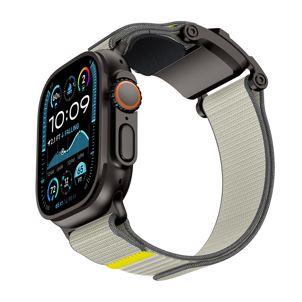 Apple Watch 42mm Mohseven iWatch Mecha Sport Hasır Kordon