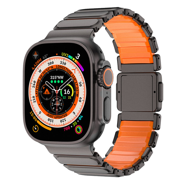 Apple Watch 42mm Mohseven iWatch Titancore No.2 Çelik Kordon