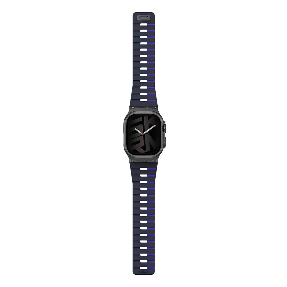 Apple Watch 42mm Skinarma Gemini Serisi TPU Magnetik Silikon Kordon
