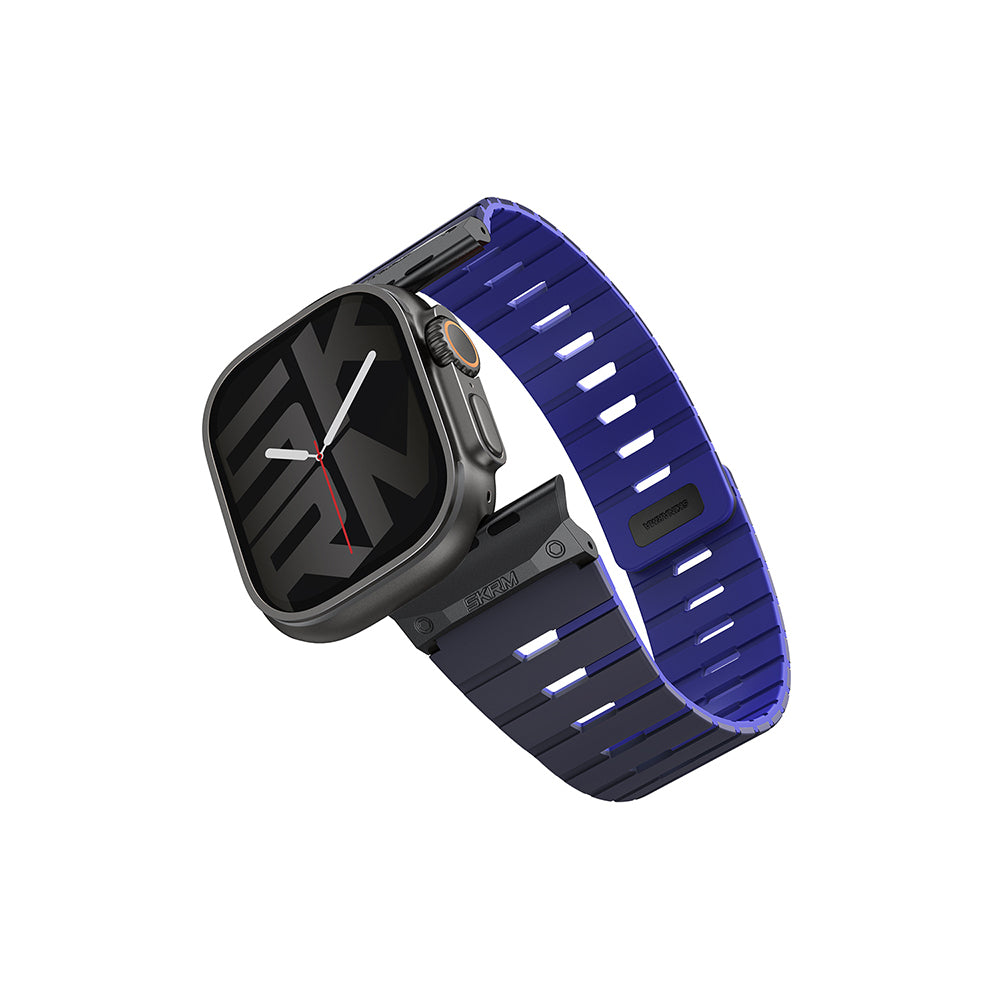Apple Watch 42mm Skinarma Gemini Serisi TPU Magnetik Silikon Kordon