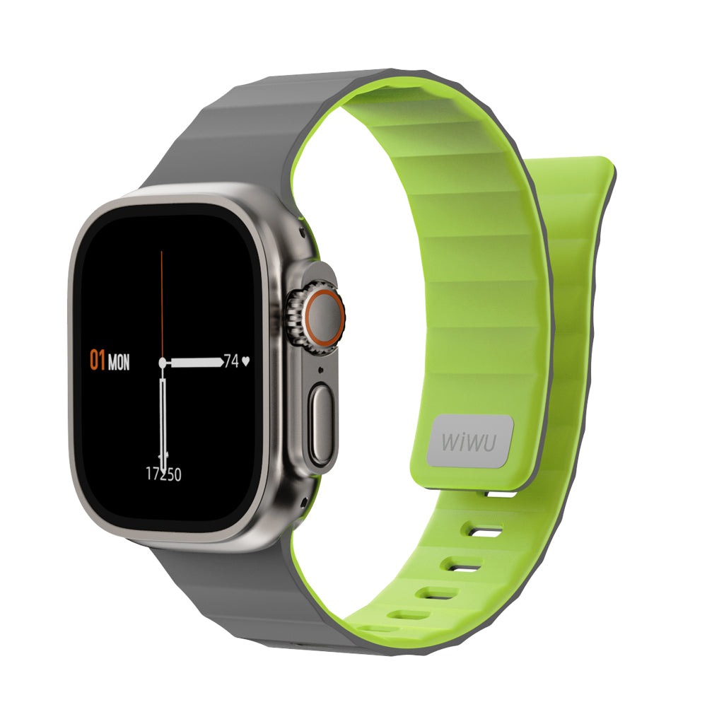 Apple Watch 42mm Wiwu Mag Secur Serisi Silikon Kordon