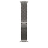 Apple Watch 42mm Zore KRD-100 Titanyum Hasır Kordon