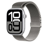 Apple Watch 42mm Zore KRD-100 Titanyum Hasır Kordon