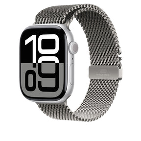 Apple Watch 42mm Zore KRD-100 Titanyum Hasır Kordon