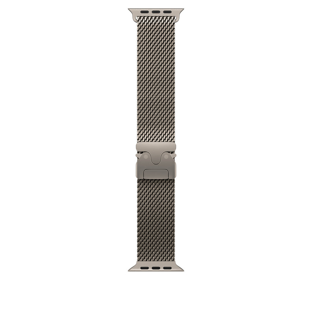 Apple Watch 42mm Zore KRD-100 Titanyum Hasır Kordon