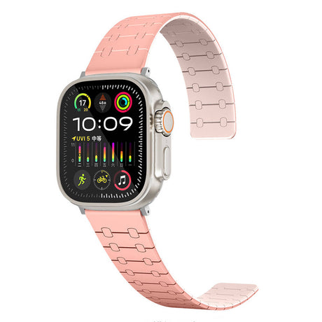 Apple Watch 42mm Zore KRD-111 Çizgili Desenli Silikon Kordon