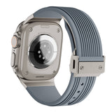 Apple Watch 42mm Zore KRD-113 Spor Görünümlü Silikon Kordon