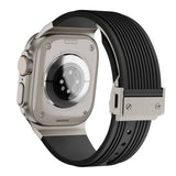 Apple Watch 42mm Zore KRD-113 Spor Görünümlü Silikon Kordon