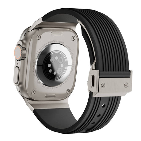 Apple Watch 42mm Zore KRD-113 Spor Görünümlü Silikon Kordon