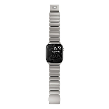 Apple Watch 42mm Zore KRD-149 Titanyum Silikon Kordon