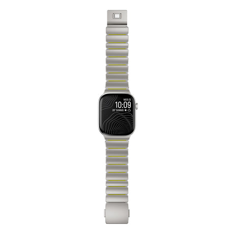 Apple Watch 42mm Zore KRD-149 Titanyum Silikon Kordon