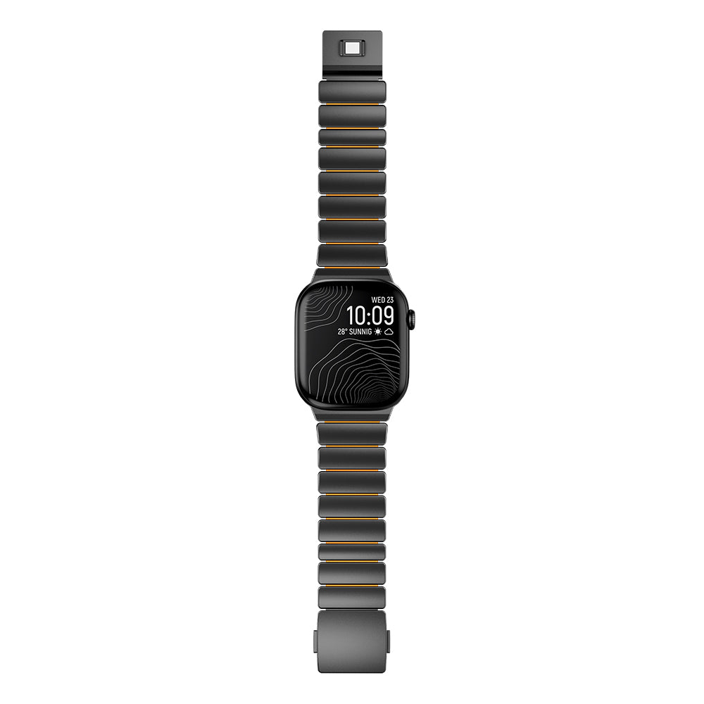 Apple Watch 42mm Zore KRD-152 Titanyum Silikon Kordon