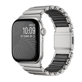 Apple Watch 42mm Zore KRD-152 Titanyum Silikon Kordon