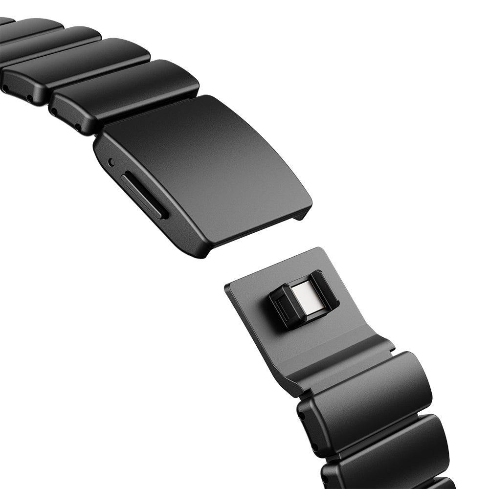 Apple Watch 42mm Zore KRD-152 Titanyum Silikon Kordon
