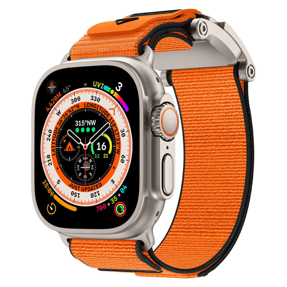 Apple Watch 42mm Zore KRD-154 Naylon Kumaş Hasır Örgülü Kordon