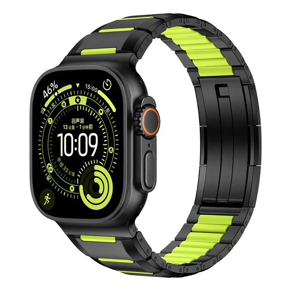 Apple Watch 42mm Zore KRD-155 Metal Silikon Kordon