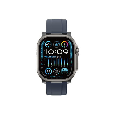 Apple Watch 44mm Amazingthing Titan Chrono Silikon Kordon