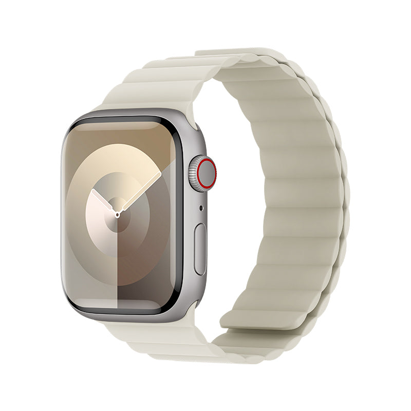 Apple Watch 44mm Benks Magnetik Tak Çıkar Silikon Strap Kayış