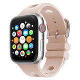 Apple Watch 44mm Delikli Tasarım Zore KRD-147 Silikon Kordon