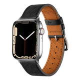 ​​​Apple Watch 44mm KRD-76 PU Deri Kordon Strap Kayış