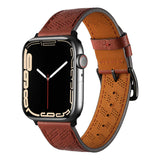 ​​​Apple Watch 44mm KRD-76 PU Deri Kordon Strap Kayış