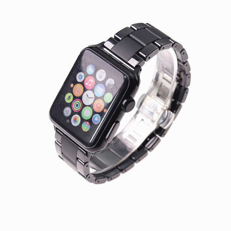 ​​​Apple Watch 44mm Mat Seramik Metal Kordon