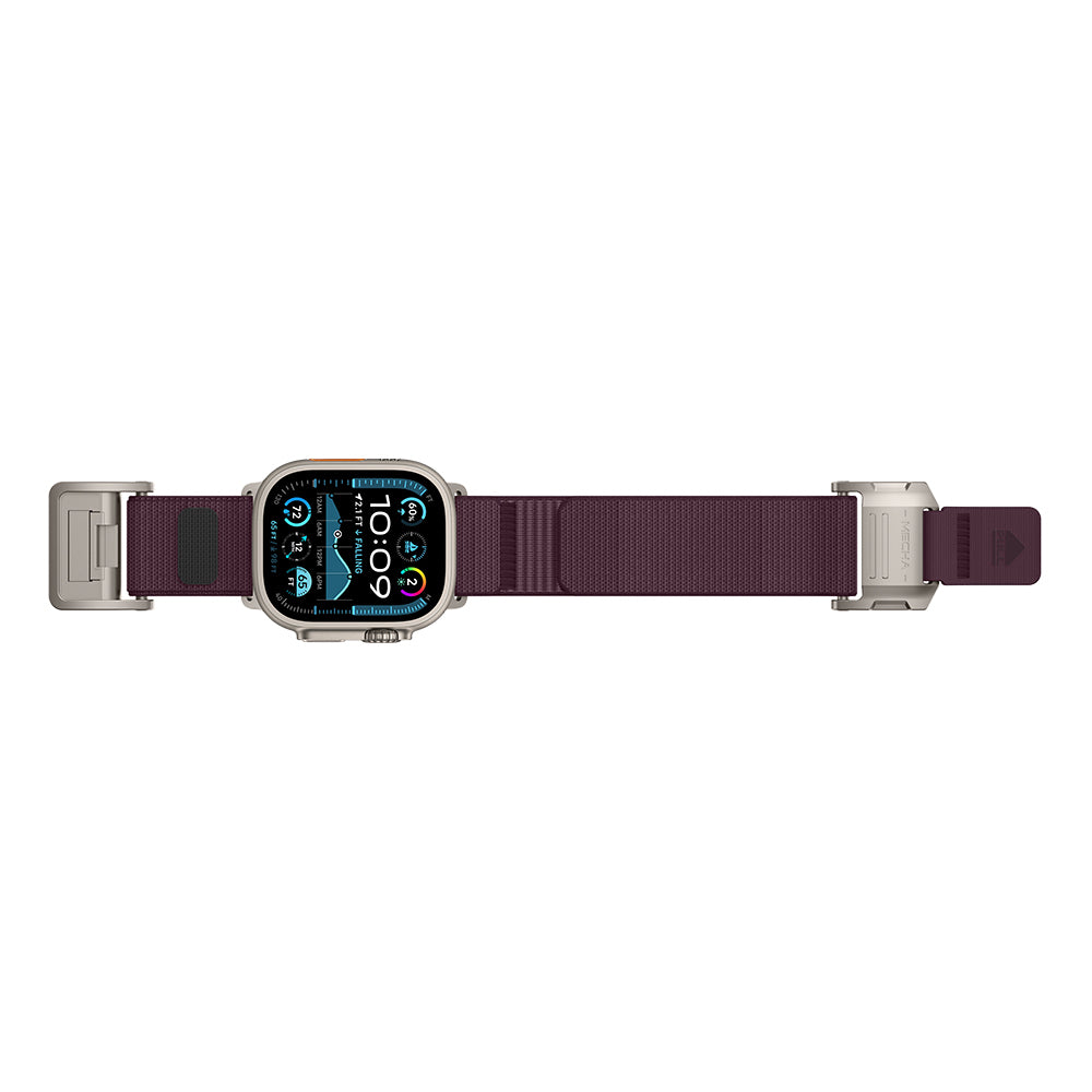 Apple Watch 44mm Mohseven iWatch Mecha Sport Hasır Kordon