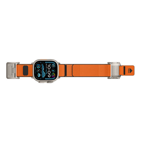 Apple Watch 44mm Mohseven iWatch Mecha Sport Hasır Kordon