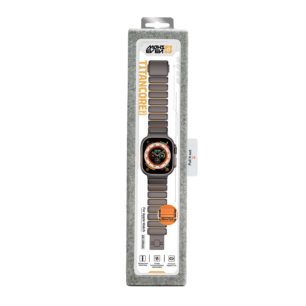 Apple Watch 44mm Mohseven iWatch Titancore No.2 Çelik Kordon